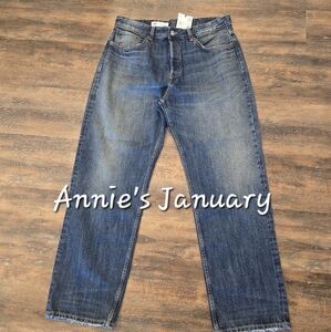 ZARA Women's Jeans(Dark-blue, US 12/EUR 44)